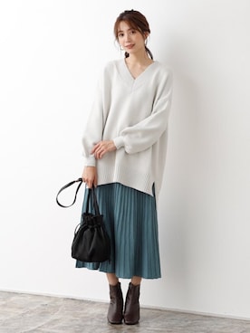 Pierrotスタッフ★大人に似合う高コスパ服をお届けさん（レディース・165cm）の秋コーディネート