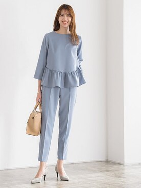 「新作」｜「アイテム（セットアップ）」を使った、Pierrotスタッフ★大人に似合う高コスパ服をお届けさん（レディース・165cm）の冬コーディネート
