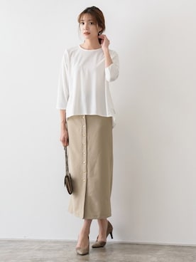 Pierrotスタッフ★大人に似合う高コスパ服をお届けさん（レディース・165cm）の冬コーディネート