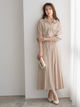 「アイテム（セットアップ、ピンク系）」を使った、Pierrotスタッフ★大人に似合う高コスパ服をお届けさん（レディース・165cm）の春コーディネート