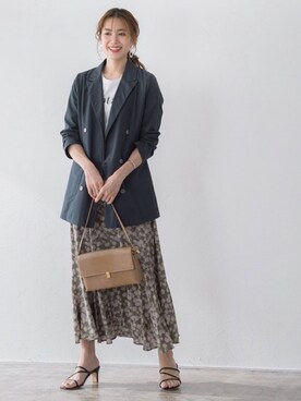 Pierrotスタッフ★大人に似合う高コスパ服をお届けさん(レディース・165cm)の春コーディネート