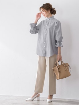 Pierrotスタッフ★大人に似合う高コスパ服をお届けさん(レディース・165cm)の春コーディネート