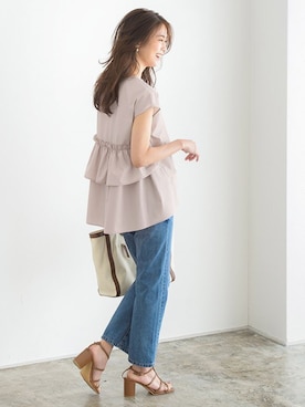 Pierrotスタッフ★大人に似合う高コスパ服をお届けさん(レディース・165cm)の春コーディネート