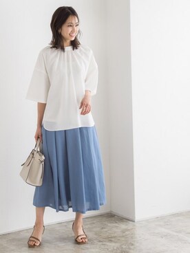 Pierrotスタッフ★大人に似合う高コスパ服をお届けさん(レディース・165cm)の春コーディネート