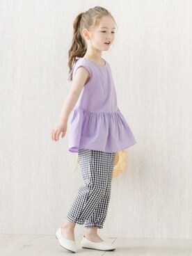 Pierrotスタッフ★大人に似合う高コスパ服をお届けさん（キッズ・110cm）の春コーディネート