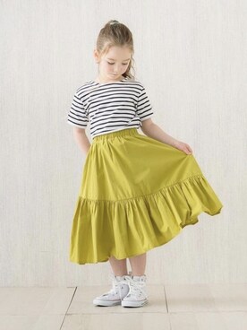 Pierrotスタッフ★大人に似合う高コスパ服をお届けさん(キッズ・110cm)の春コーディネート