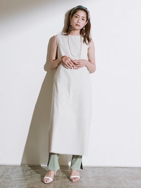 Pierrotスタッフ★大人に似合う高コスパ服をお届けさん（レディース・165cm）の夏コーディネート