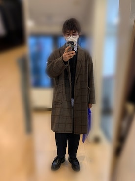 「Paraboot」｜「アイテム（その他アウター）」を使った、しのさん（メンズ・168cm）の冬コーディネート