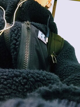 「HELLY HANSEN（ヘリーハンセン）のアイテム（その他アウター）」を使った、☺︎さん（レディース・158cm）の冬コーディネート