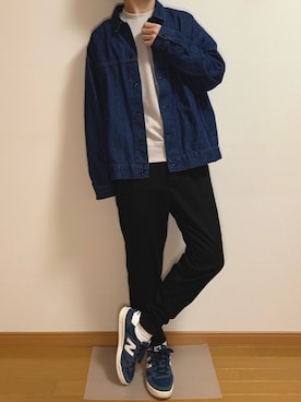 「RAGEBLUE（レイジブルー）のアイテム（デニムジャケット）」を使った、jo_wearさん（メンズ・170cm）の春コーディネート
