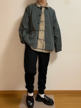 「kutir（クティール）のアイテム（その他アウター）」を使った、jo_wearさん（メンズ・170cm）の春コーディネート
