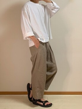 「レディース」｜「アイテム（その他）」を使った、jo_wearさん（メンズ・170cm）の夏コーディネート