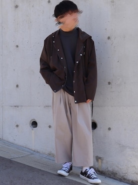 「秋のマイ旬スタイル」｜「アイテム（マウンテンパーカー）」を使った、jo_wearさん（メンズ・170cm）の秋コーディネート