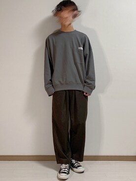 「shiki tokyo（シキトウキョウ）のアイテム（スウェット）」を使った、jo_wearさん（メンズ・170cm）の秋コーディネート