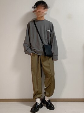 「shiki tokyo（シキトウキョウ）のアイテム（スウェット）」を使った、jo_wearさん（メンズ・170cm）の秋コーディネート