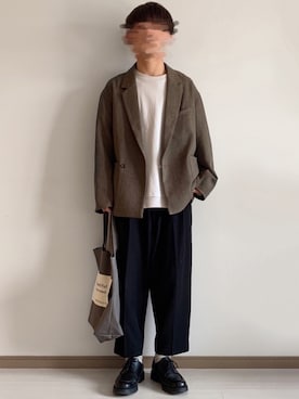 「春めきシューズ」｜「アイテム（その他アウター）」を使った、jo_wearさん（メンズ・170cm）の春コーディネート