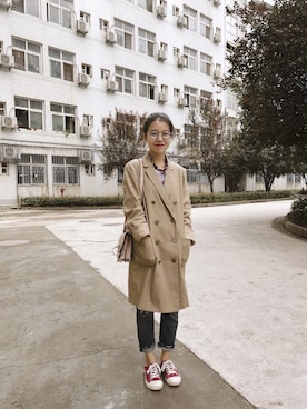 「Mackage（マッカージュ）のアイテム」を使った、DeNi_的你さん（レディース・158cm）の秋コーディネート