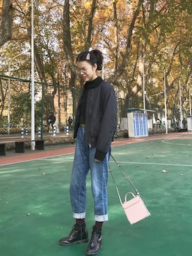 「Mackage（マッカージュ）のアイテム」を使った、DeNi_的你さん（レディース・158cm）の秋コーディネート