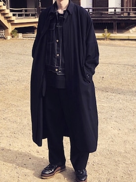 「DISCOVERED（ディスカバード）のアイテム（シューズ）」を使った、halさん（メンズ・179cm）の秋コーディネート