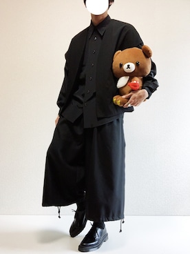 「Lui's（ルイス）のアイテム（ノーカラージャケット）」を使った、ミニマルまぁさん（メンズ・163cm）の夏コーディネート