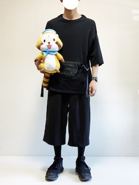 「SUPERTHANKS」｜「アイテム（スニーカー）」を使った、ミニマルまぁさん（メンズ・163cm）の夏コーディネート