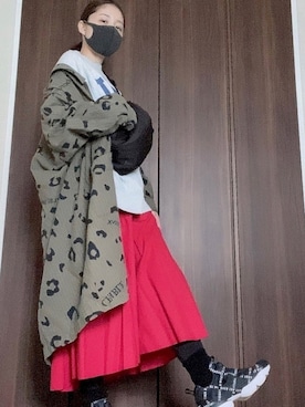 「RNA」｜「アイテム（スウェット）」を使った、ありすさん（レディース・156cm）の春コーディネート