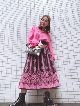 「LAURA DI MAGGIO（ローラディマッジオ）のアイテム」を使った、ありすさん（レディース・156cm）の春コーディネート