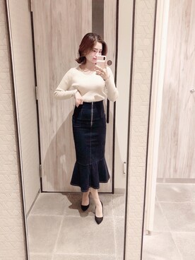 MANAさん（レディース・161cm）の春コーディネート