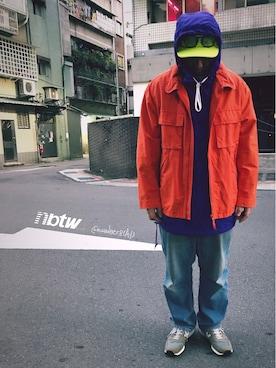 「Ralph Lauren」｜「アイテム（ミリタリージャケット）」を使った、Ay      [number8]さん（メンズ・174cm）の冬コーディネート