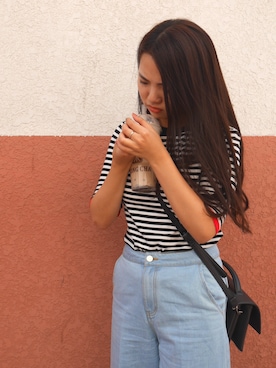 「BROADCAST THE MESSAGE（ブロードキャストザメッセージ）のアイテム」を使った、脑海装满橡皮擦さん（レディース・158cm）の冬コーディネート