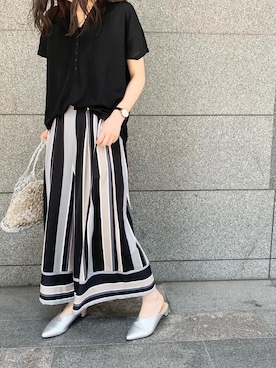 「RANAN（ラナン）のアイテム」を使った、rananさん（レディース・155cm）の夏コーディネート