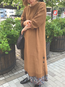 「RANAN（ラナン）のアイテム」を使った、rananさん（レディース・160cm）の秋コーディネート