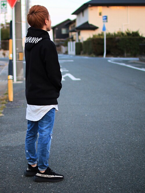 classic script hooded sweatshirt