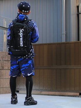 「F.C.Real Bristol（エフシーレアルブリストル）のアイテム（ナイロンジャケット）」を使った、Masahiroさん（メンズ・160cm）の春コーディネート