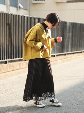 kutir_officialさん（レディース・159cm）の冬コーディネート