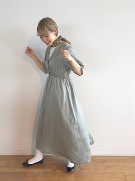 「kutir（クティール）のアイテム（ワンピース/ドレス）」を使った、kutir_officialさん（レディース・159cm）の夏コーディネート
