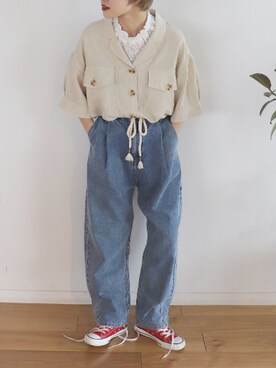 kutir_officialさん（レディース・159cm）の夏コーディネート