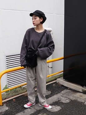 「kutir（クティール）のアイテム（帽子）」を使った、kutir_officialさん（レディース・159cm）の夏コーディネート