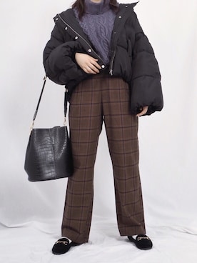 kutir_officialさん（レディース・160cm）の冬コーディネート