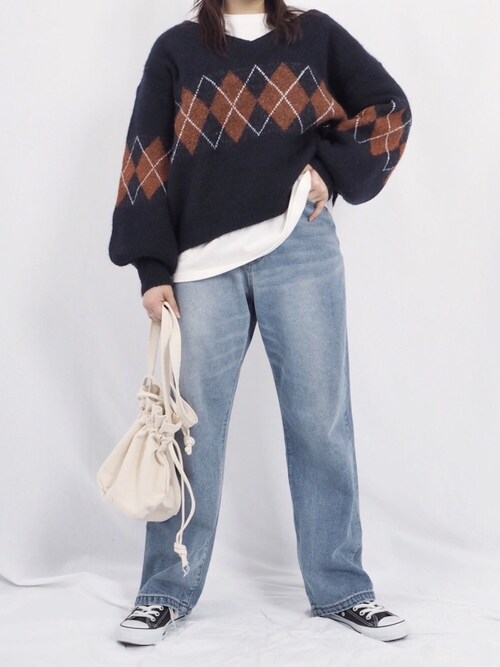 Kutirkutir Officialさんのニット セーターを使ったコーディネート Zozotown