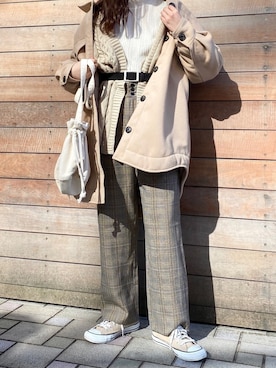 「kutir（クティール）のアイテム（その他アウター）」を使った、kutir_officialさん（レディース・160cm）の冬コーディネート