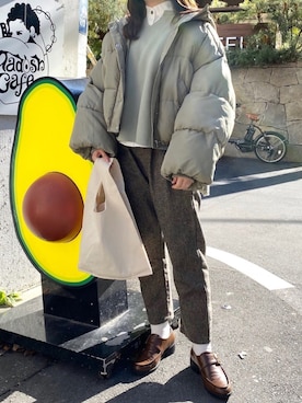 kutir_officialさん（レディース・160cm）の冬コーディネート