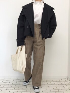kutir_officialさん（レディース・160cm）の冬コーディネート