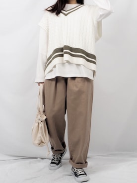 kutir_officialさん（レディース・160cm）の冬コーディネート