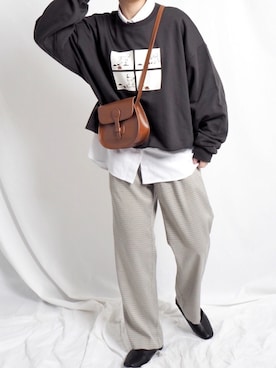 kutir_officialさん（レディース・159cm）の冬コーディネート