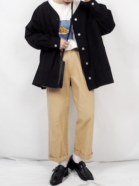 kutir_officialさん（レディース・159cm）の冬コーディネート