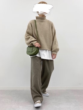 kutir_officialさん（レディース・159cm）の秋コーディネート