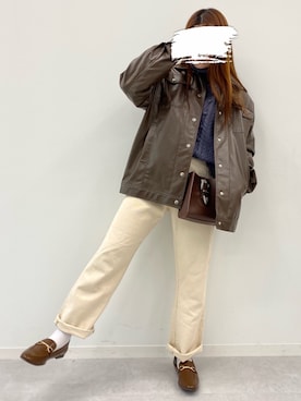 「kutir（クティール）のアイテム（その他アウター）」を使った、kutir_officialさん（レディース・160cm）の冬コーディネート
