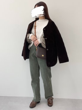 kutir_officialさん（レディース・160cm）の冬コーディネート
