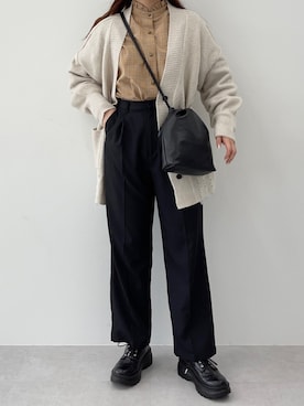 kutir_officialさん(レディース・160cm)の冬コーディネート